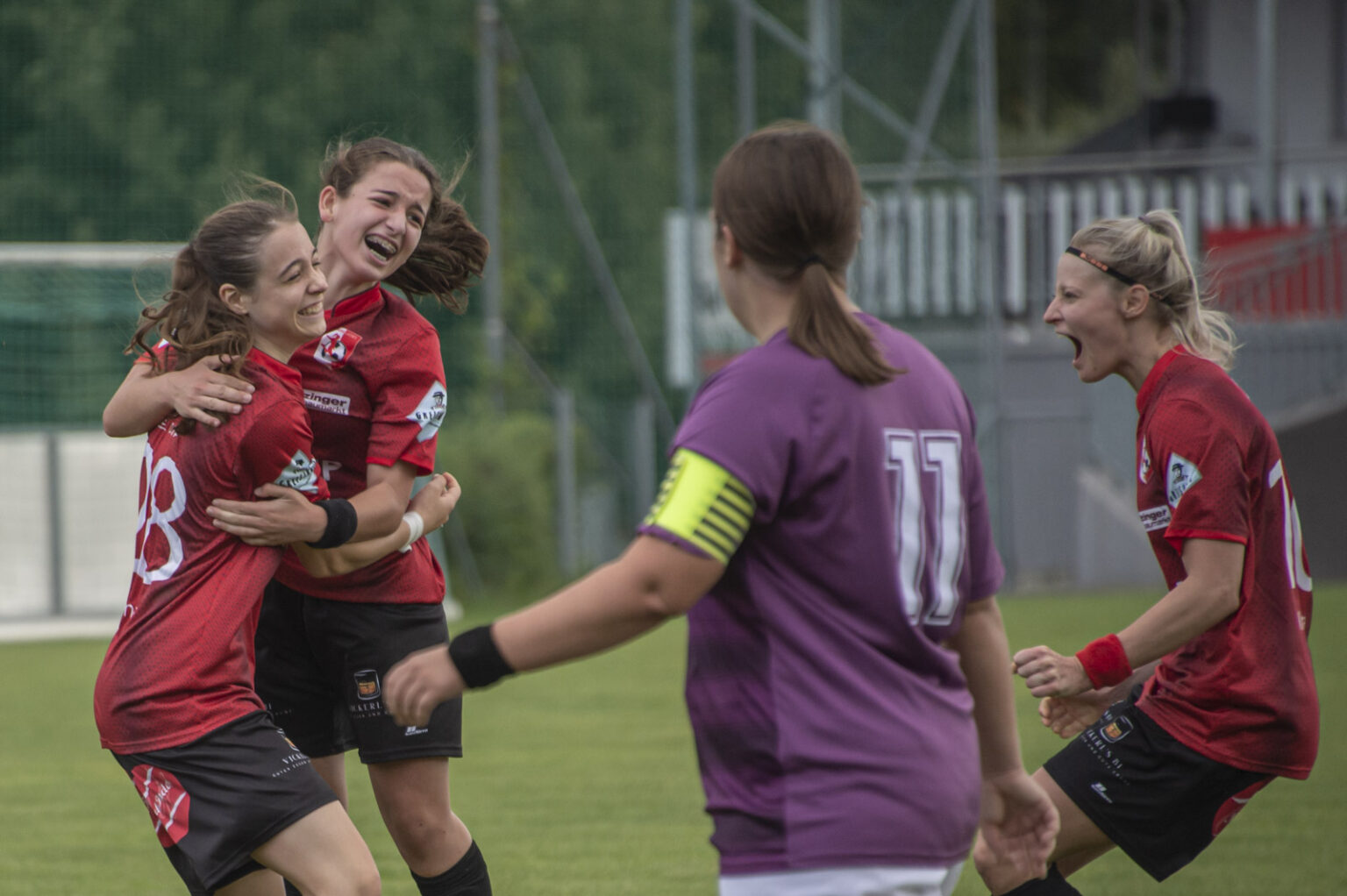 FC Perg Ladies Jubel nach Tor